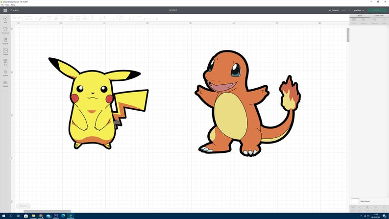 May include: An illustration of Pikachu, a yellow Pokemon character, and Charmander, an orange Pokemon character.