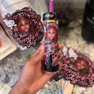 Custom Adult Party Favor Bundle | Personalized Ice Bucket, Hookahs, Cups, Lighters, Fans half dozen of each item