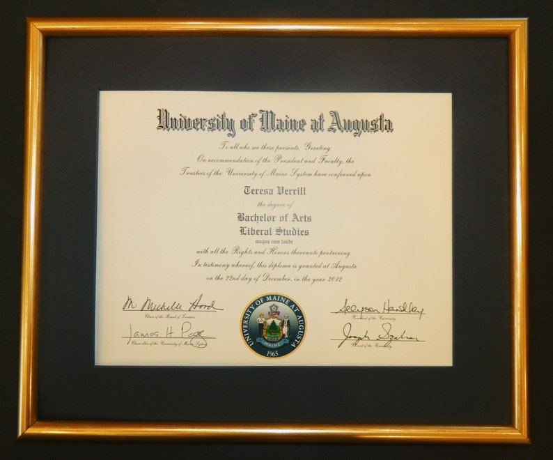 Diploma Frame You Choose Mat And Graduation Image 0