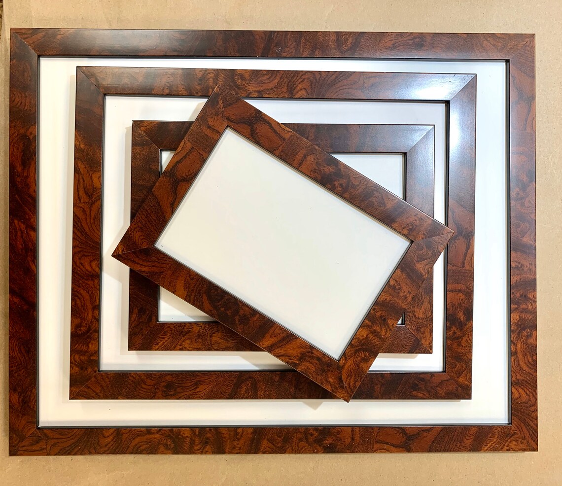 BEAUTIFUL Burl Wood Photo Picture Frames 8 x 10 Etsy