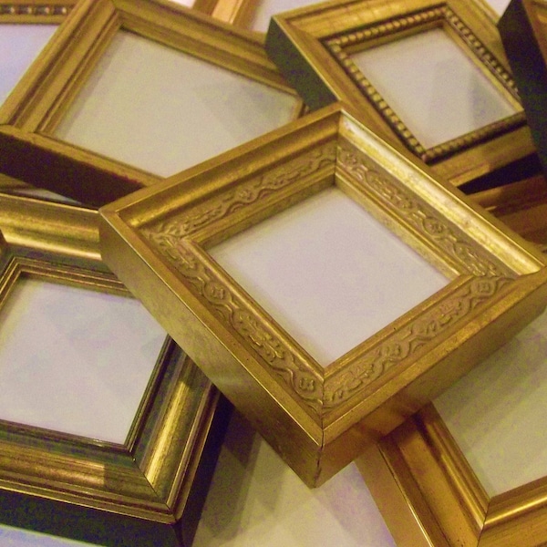Small Square Silver Picture Frames Etsy