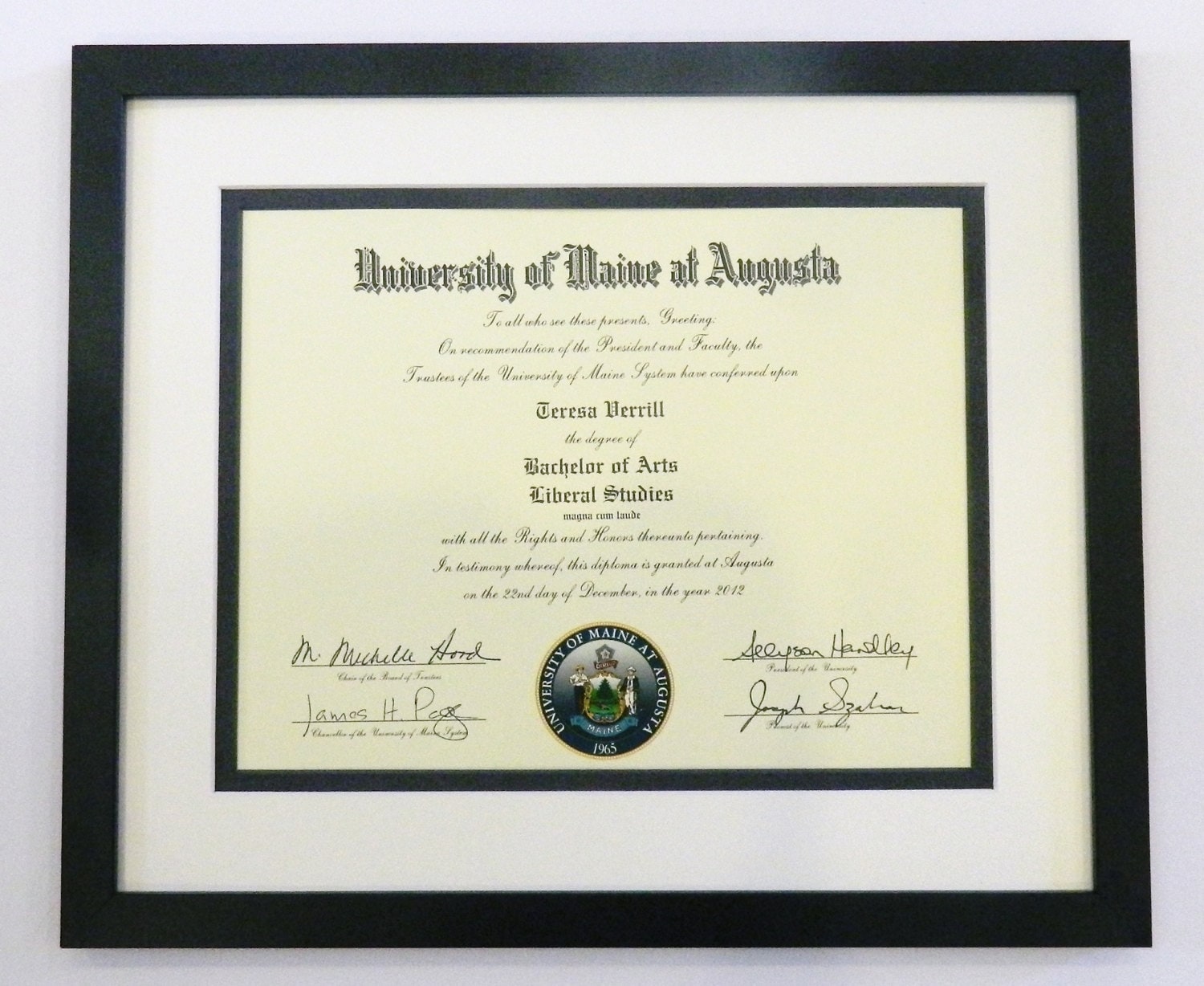 DIPLOMA Frame You Choose Mat and Frame Graduation Etsy