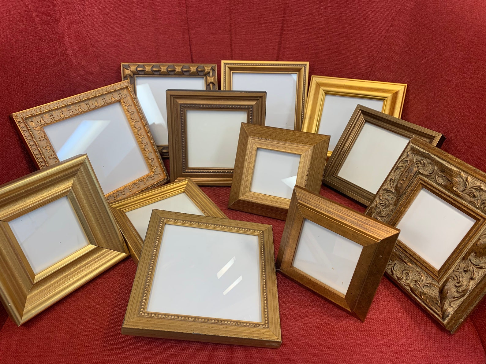 20 Small Gold Frames for Wedding Party Favors Bridesmaids Etsy
