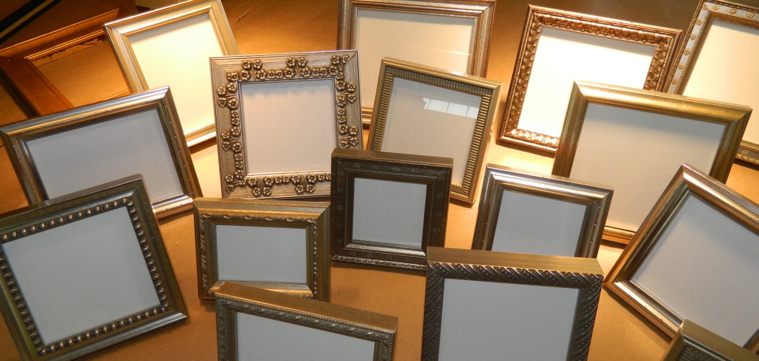 20 Small SILVER Frames for Wedding Party Favors Bridesmaids Etsy UK