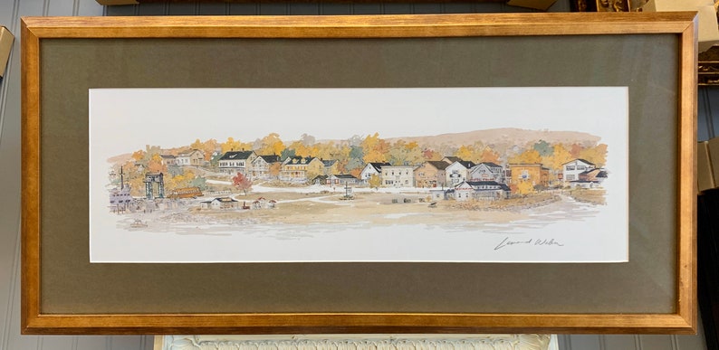 PRINT ONLY Beautiful Lincolnville Beach Maine print by Leonard Weber Free Shipping