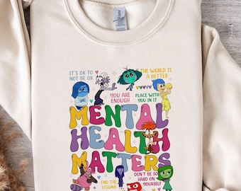 Mental Health Matter Shirt, Mental Health Tshirt, Psychologist Shirt, Counselor Tee, Mental Health Awareness, Anxiety Shirt