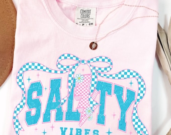 Salty Vibes Shirt, Salty Shirt, Stay Salty Shirt, Beach Shirt, Beach Vacation Shirt, Beach Vibes Shirt, Summer Shirt, Summer Vacation Shirt