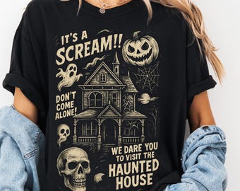Scream Vintage Halloween Tshirt, Scream Movie T-shirt, Scream Shirt, scream movie t shirt Gift Tee for Men Women Unisex T-Shirt