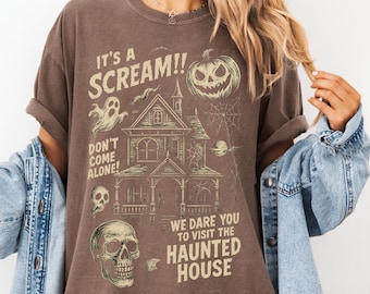 Scream Vintage Halloween Tshirt, Scream Movie T-shirt, Scream Shirt, scream movie t shirt Gift Tee for Men Women Unisex T-Shirt