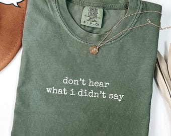 T-Shirt, Grafik-T-Shirt, Don't Hear, T-Shirt