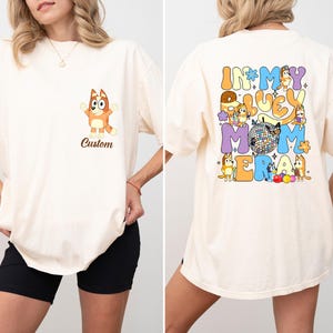 Blue Mom Era Shirt Blue Mom Shirt Family Matching Family Blue Dog Shirt Mommy Shirt Mothers Day gift Birthday Party Tee Baby Announcement