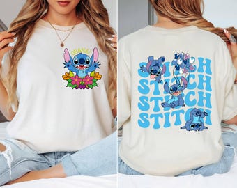 Comfort Colors® Disney Stitch Est. 2002 Shirt, Stitch T-Shirt, süßes Stitch Shirt, Disney Shirt, Stitch Snacks Shirt, Stitch Disneyland Shirt