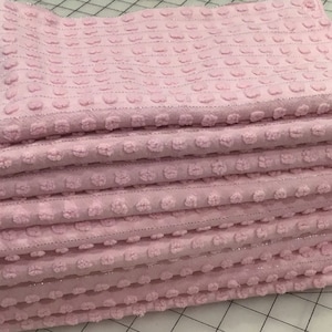 Vintage Pink Pop Silver Chenille Pieces