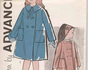 Advance 9541 Girls Coat Pattern Size 8