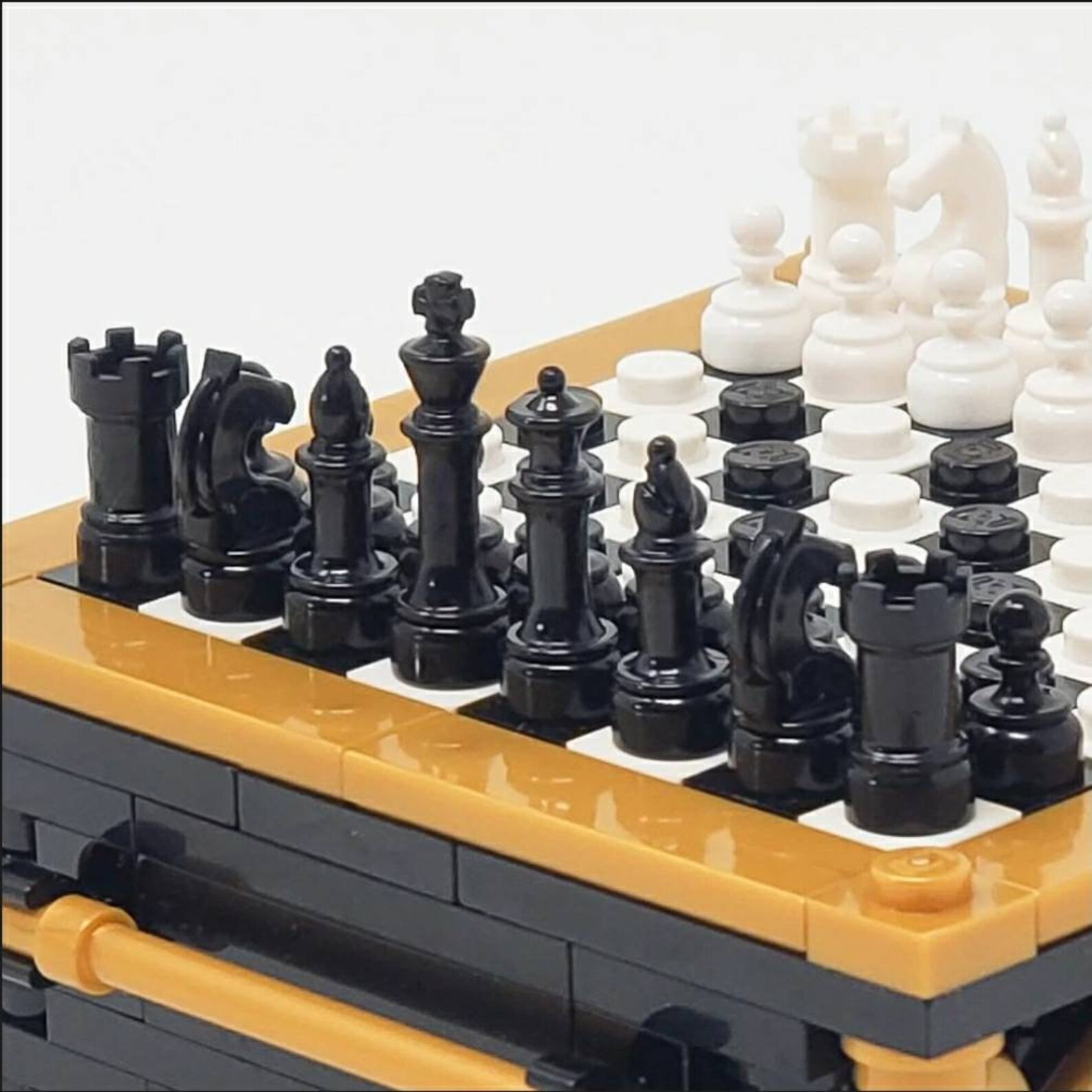 Micro Mini Chess Color Set Black Etsy