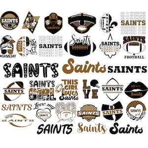Saints svg、Saints png、Saints バンドル、Saints cricut、ロゴ I カップ、T シャツ、クリップ アート、Cricut | 形式: svg、png、pdf、レイヤー ファイル、即時ダウンロード