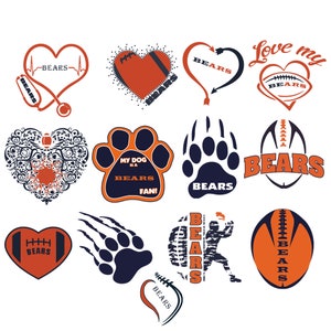 Orsi svg, Orsi png, Pacchetto orsi, Orsi cricut, Logo I Cup, Maglietta, Clip Art, Cricut / Formati;svg,png,pdf, File a strati, Download immediato
