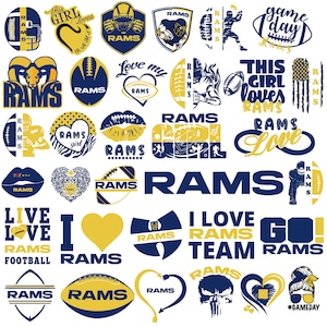 33 Dateien, Rams svg, Rams svg, Rams png, Logo I Cup, Tshirt, Clip Art, Cricut | Formate: SVG, PNG, Pdf, Datei mit Ebenen, Sofort Download