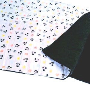 Mickey Mouse Blanket, Sailor Mickey Baby Gift, Ahoy There Nautical Nursery Bedding image 2