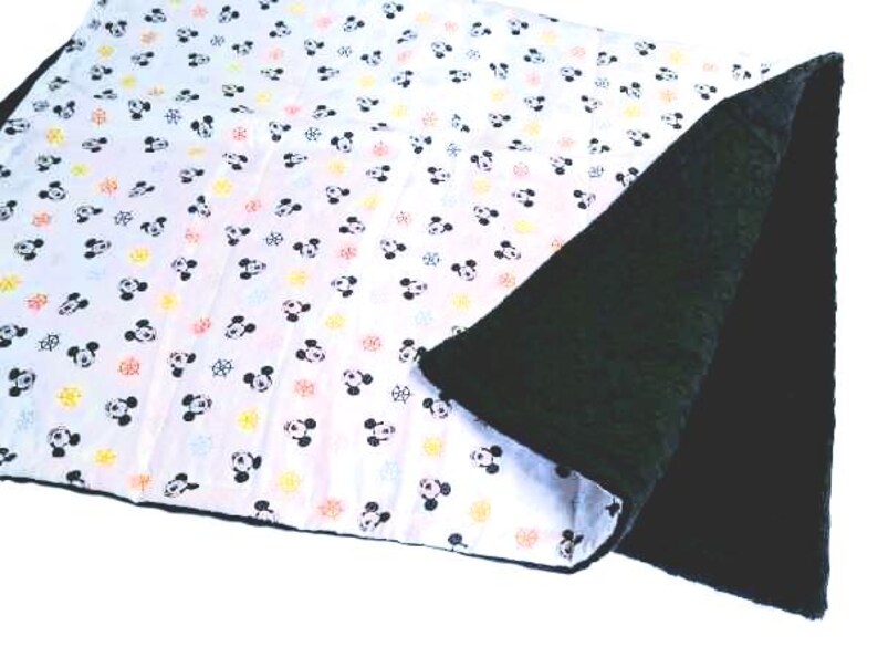 Mickey Mouse Blanket, Sailor Mickey Baby Gift, Ahoy There Nautical Nursery Bedding image 2
