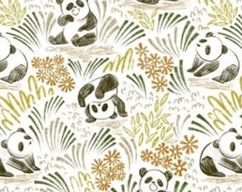Panda Blanket, Personalized Neutral Panda Bear Bedding, Minky Plush