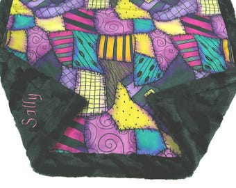 Sally Rags Personalized Baby Blanket Toddler Child Adult Minky Blanket Plush Fur Gender Neutral