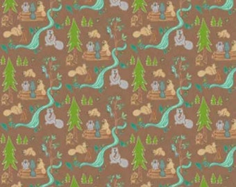 Baby Blanket Beavers Personalized Baby Blanket Brown Toddler Child Adult Minky Blanket Fur Gender Neutral