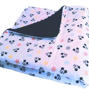 Mickey Mouse Blanket, Sailor Mickey Baby Gift, Ahoy There Nautical Nursery Bedding image 1