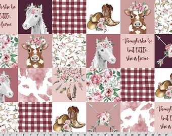 Personalized Cowgirl Blanket Baby Blanket Toddler Child Adult Blanket Plush Fur