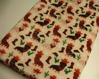 Personalized Wiener Dog Western Cowboy Minky Blanket Baby Toddler Child Adult Blanket Gender Neutral Brown Green Beige