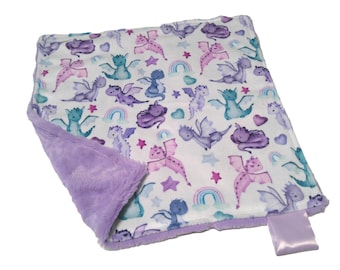 Burp Cloth, Dragon Wash Cloths, Personalized Minky Lovey, Baby Shower Gift Set, Reusable Wipes