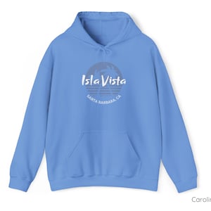 Isla Vista Palms Hoodie, UCSB Student Hooded Sweatshirt, UC Santa Barbara Alumni Gift, Unisex