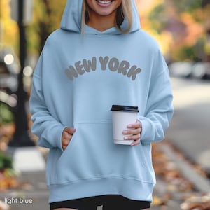 New York Hoodie, NYC Sweatshirt, College Sweatshirt, New York City Hoodie, East Coast Sweatshirt