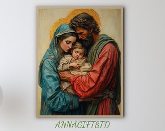 Holy Family Art Print: LDS Christian Home Decor (Digital Download)