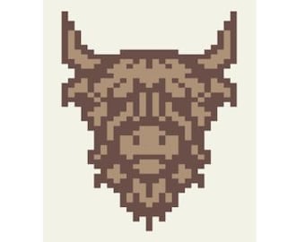 Highland Cow - Finger Knitting / Chunky Knit Blanket Pattern