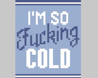 I'm So F-ing Cold - Finger Knitting / Chunky Knit Blanket Pattern
