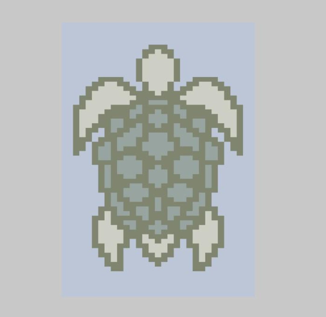 Turtle - Finger Knitting / Chunky Knit Blanket Pattern - Etsy