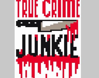 True Crime Junkie - Finger Knitting / Chunky Knit Blanket Pattern