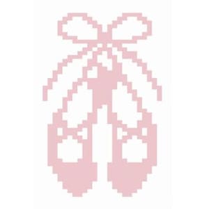 Ballet Slippers - Finger Knitting / Chunky Knit Blanket Pattern