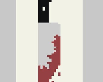Bloody Knife - Finger Knitting / Chunky Knit Blanket Pattern