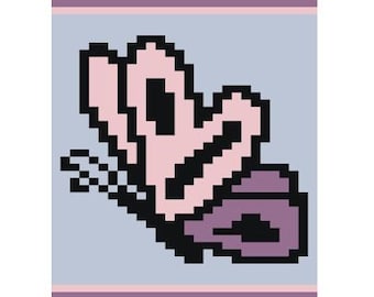 Butterfly - Finger Knitting / Chunky Knit Blanket Pattern