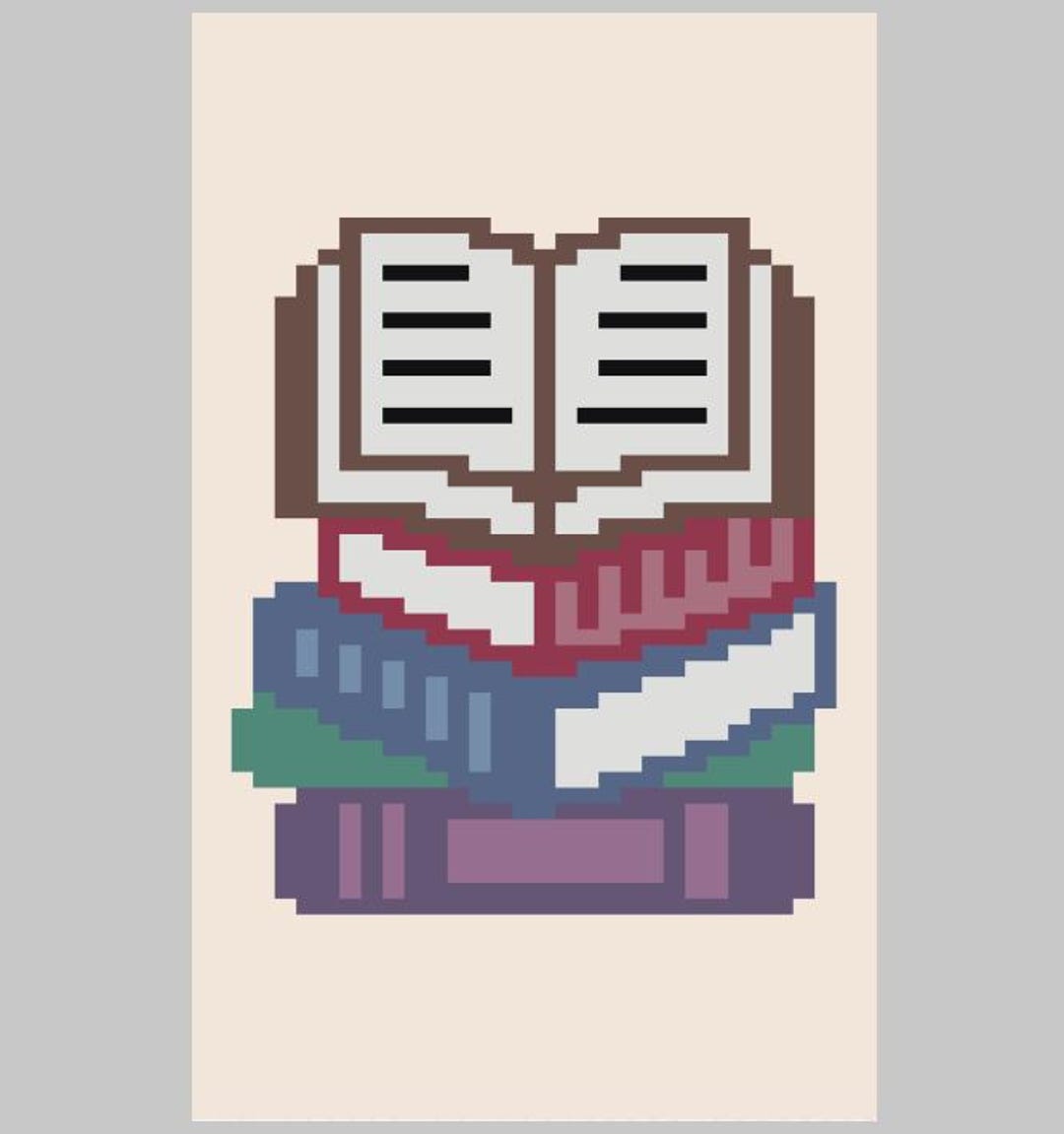 Stack of Books - Finger Knitting / Chunky Knit Blanket Pattern - Etsy