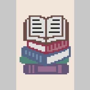 Stack of Books - Finger Knitting / Chunky Knit Blanket Pattern