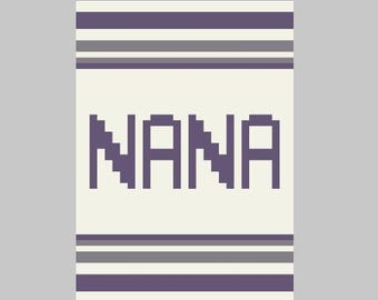 Nana - Finger Knitting / Chunky Knit Blanket Pattern