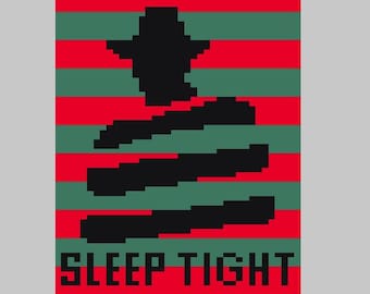Sleep Tight Silhouette - Finger Knitting / Chunky Knit Blanket Pattern
