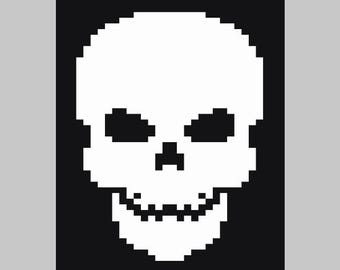 Patrón de manta de punto grueso para tejer con los dedos