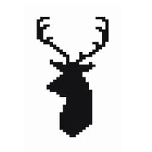 Deer - Finger Knitting / Chunky Knit Blanket Pattern