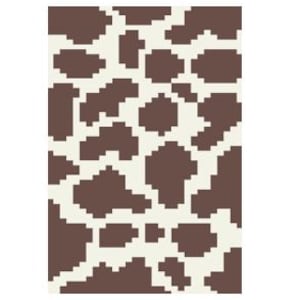 Könnte beinhalten: Ein abstraktes Muster in Braun und Weiß, das an eine Giraffenhaut erinnert. Das Muster besteht aus unregelmäßigen Formen und Linien.