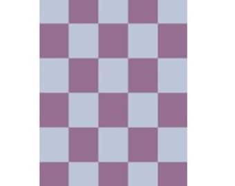 Checkerboard print - Finger Knitting / Chunky Knit Blanket Pattern