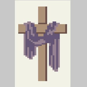 Cross with Sash - Finger Knitting / Chunky Knit Blanket Pattern